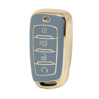 Nano High Quality Gold Leather Cover For Changan Remote Key 4...