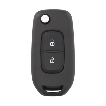 Folding Keyless Remote Car Key Case For Renault Clio Kangoo Modus 2 Button  Uncut Blade Car Key Shell Flip Fob Car Cover Case