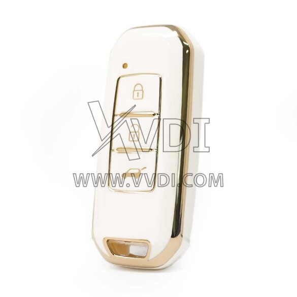 Nano High Quality Cover For Dongfeng Flip Remote Key 3 Buttons White Color  A11J