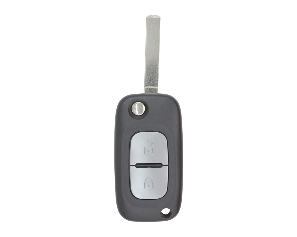 Leather Case For Renault Flip Remote Key 2 Buttons RN-A