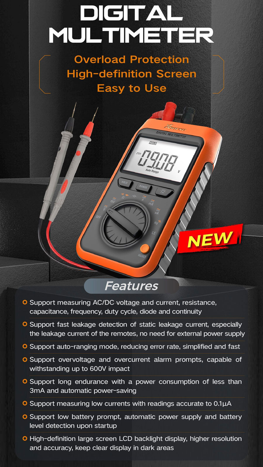 xhorse digital multimeter